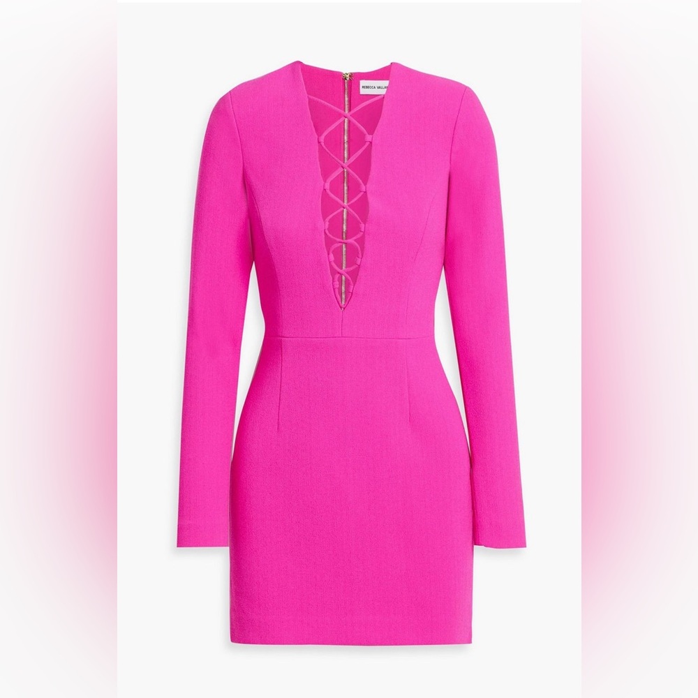 Rebecca Vallance  Cupid's Bow Lace-up  dress